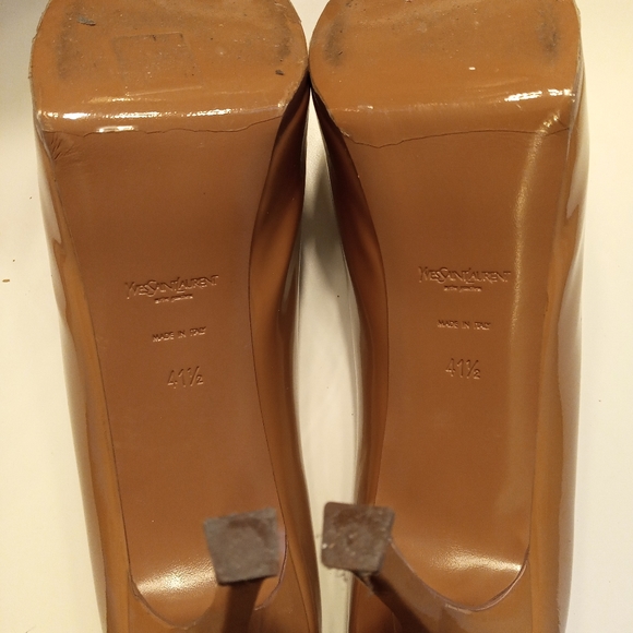 SAINT LAURENT Patent Tribute 80 Platform Pumps - Picture 3 of 5